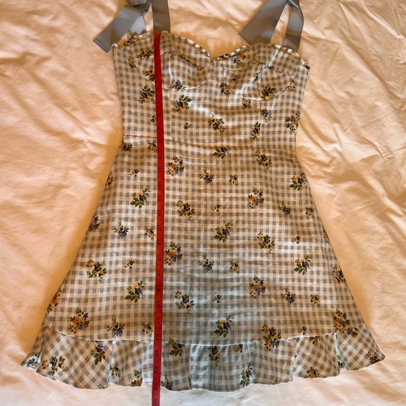 Reformation Desiree Dress - Al Fresco Gingham - Picture 6 of 6